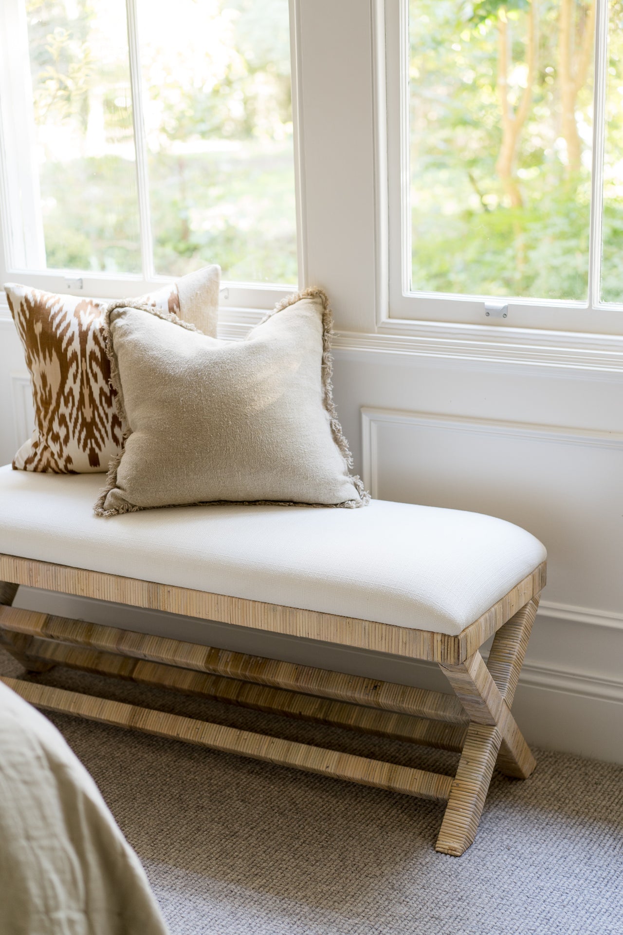 Renoir Rattan Bench - Medium