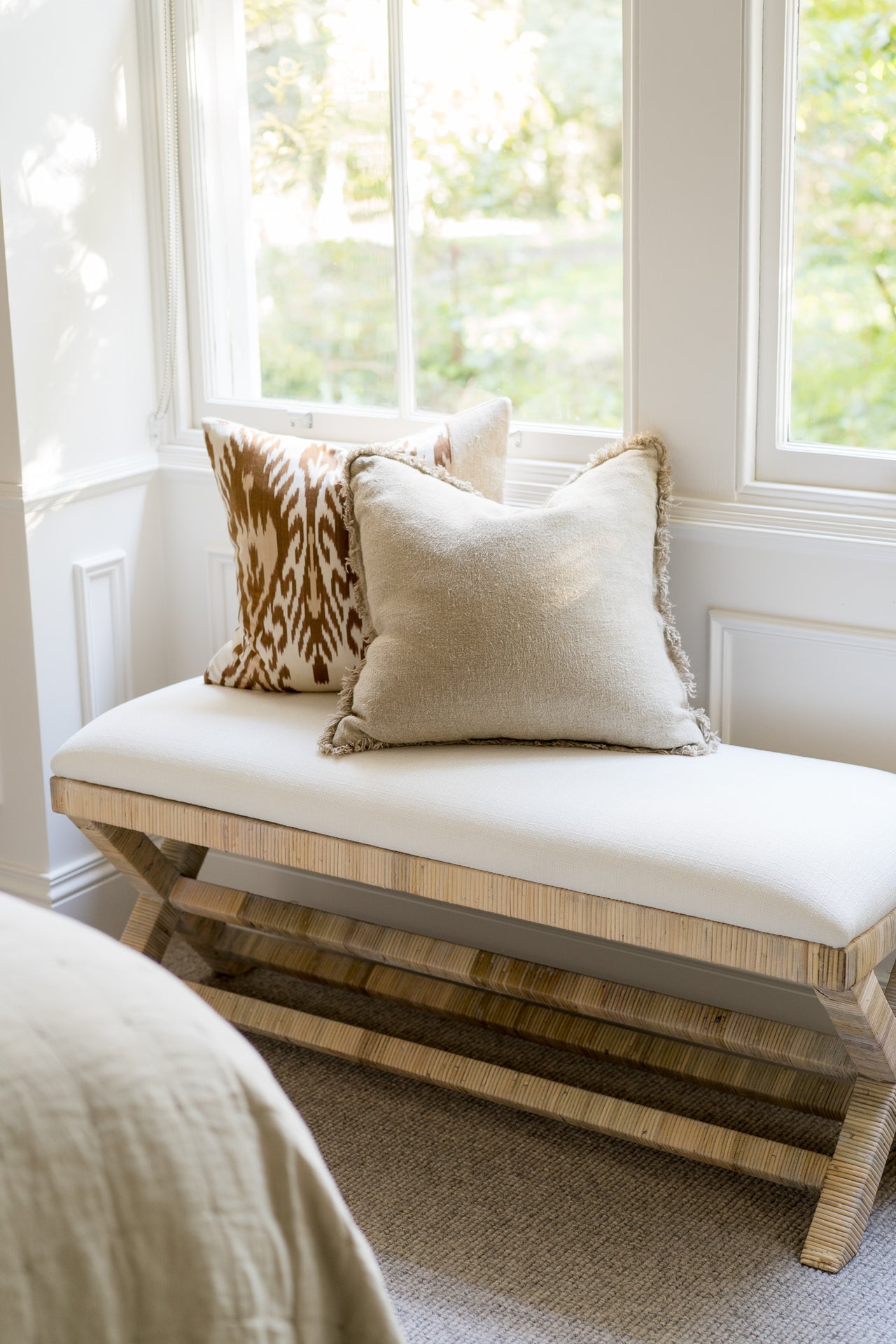 Renoir Rattan Bench - Medium